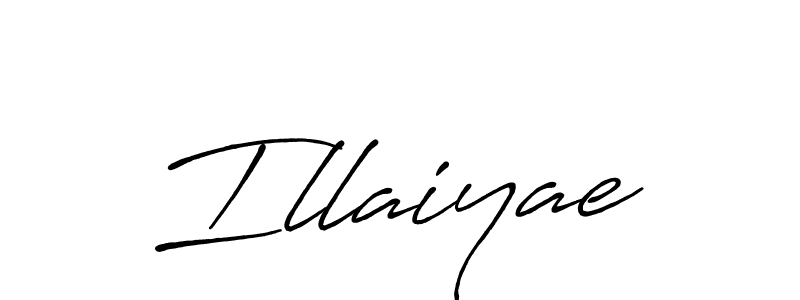 Design your own signature with our free online signature maker. With this signature software, you can create a handwritten (Antro_Vectra_Bolder) signature for name Illaiyae. Illaiyae signature style 7 images and pictures png