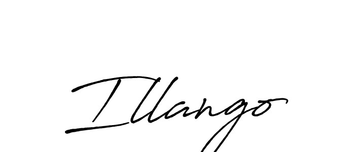 if you are searching for the best signature style for your name Illango. so please give up your signature search. here we have designed multiple signature styles  using Antro_Vectra_Bolder. Illango signature style 7 images and pictures png