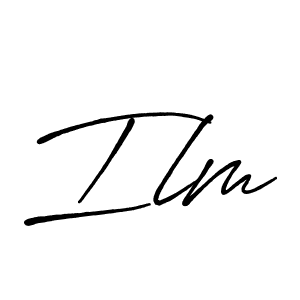 Use a signature maker to create a handwritten signature online. With this signature software, you can design (Antro_Vectra_Bolder) your own signature for name Ilm. Ilm signature style 7 images and pictures png