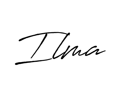 How to make Ilma name signature. Use Antro_Vectra_Bolder style for creating short signs online. This is the latest handwritten sign. Ilma signature style 7 images and pictures png