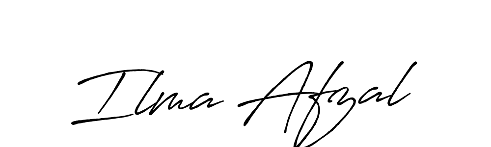 It looks lik you need a new signature style for name Ilma Afzal. Design unique handwritten (Antro_Vectra_Bolder) signature with our free signature maker in just a few clicks. Ilma Afzal signature style 7 images and pictures png