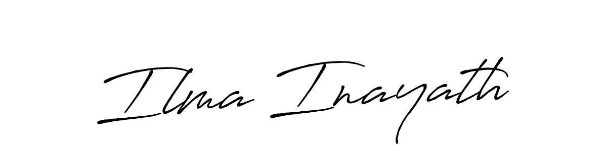 How to Draw Ilma Inayath signature style? Antro_Vectra_Bolder is a latest design signature styles for name Ilma Inayath. Ilma Inayath signature style 7 images and pictures png