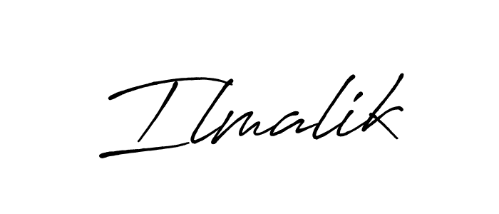 How to make Ilmalik signature? Antro_Vectra_Bolder is a professional autograph style. Create handwritten signature for Ilmalik name. Ilmalik signature style 7 images and pictures png
