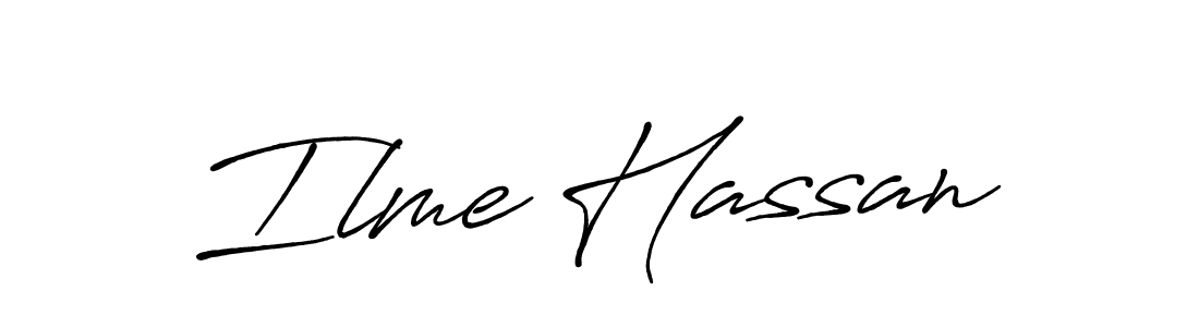 The best way (Antro_Vectra_Bolder) to make a short signature is to pick only two or three words in your name. The name Ilme Hassan include a total of six letters. For converting this name. Ilme Hassan signature style 7 images and pictures png