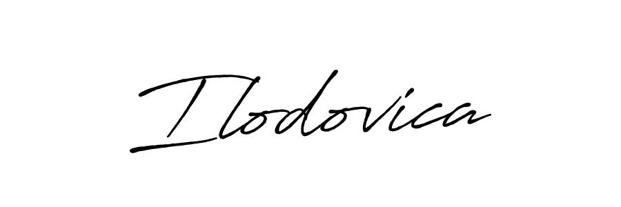 Design your own signature with our free online signature maker. With this signature software, you can create a handwritten (Antro_Vectra_Bolder) signature for name Ilodovica. Ilodovica signature style 7 images and pictures png