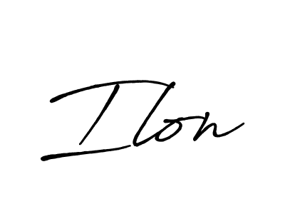 Design your own signature with our free online signature maker. With this signature software, you can create a handwritten (Antro_Vectra_Bolder) signature for name Ilon. Ilon signature style 7 images and pictures png