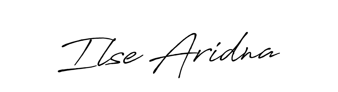 Design your own signature with our free online signature maker. With this signature software, you can create a handwritten (Antro_Vectra_Bolder) signature for name Ilse Aridna. Ilse Aridna signature style 7 images and pictures png