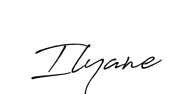 if you are searching for the best signature style for your name Ilyane. so please give up your signature search. here we have designed multiple signature styles  using Antro_Vectra_Bolder. Ilyane signature style 7 images and pictures png