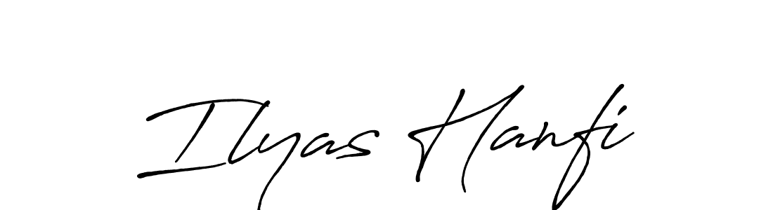 The best way (Antro_Vectra_Bolder) to make a short signature is to pick only two or three words in your name. The name Ilyas Hanfi include a total of six letters. For converting this name. Ilyas Hanfi signature style 7 images and pictures png