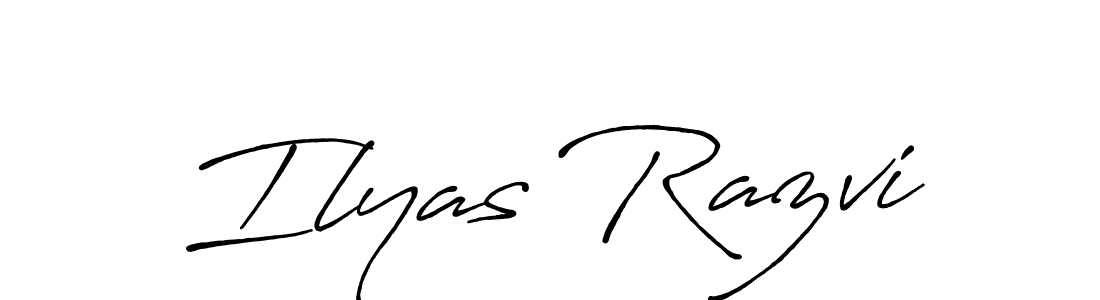 It looks lik you need a new signature style for name Ilyas Razvi. Design unique handwritten (Antro_Vectra_Bolder) signature with our free signature maker in just a few clicks. Ilyas Razvi signature style 7 images and pictures png