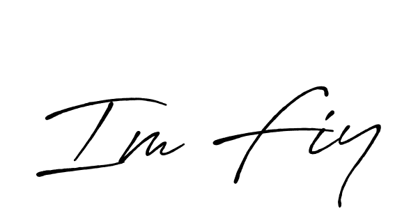 Also You can easily find your signature by using the search form. We will create Im Fiy name handwritten signature images for you free of cost using Antro_Vectra_Bolder sign style. Im Fiy signature style 7 images and pictures png