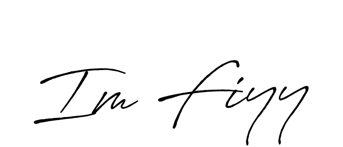 Use a signature maker to create a handwritten signature online. With this signature software, you can design (Antro_Vectra_Bolder) your own signature for name Im Fiyy. Im Fiyy signature style 7 images and pictures png