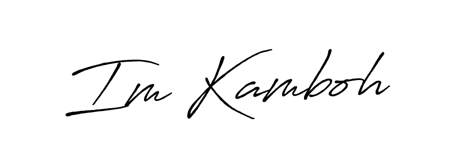 How to Draw Im Kamboh signature style? Antro_Vectra_Bolder is a latest design signature styles for name Im Kamboh. Im Kamboh signature style 7 images and pictures png