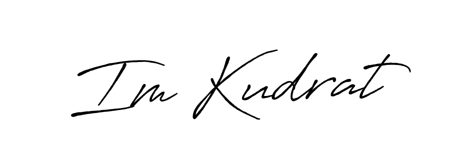 Also we have Im Kudrat name is the best signature style. Create professional handwritten signature collection using Antro_Vectra_Bolder autograph style. Im Kudrat signature style 7 images and pictures png