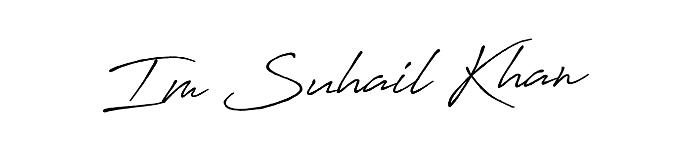 Once you've used our free online signature maker to create your best signature Antro_Vectra_Bolder style, it's time to enjoy all of the benefits that Im Suhail Khan name signing documents. Im Suhail Khan signature style 7 images and pictures png