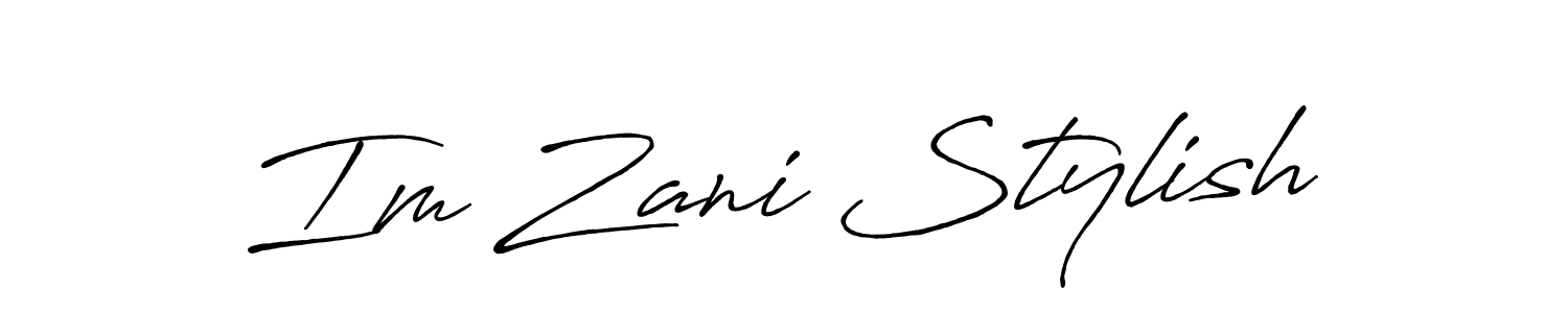 Make a short Im Zani Stylish signature style. Manage your documents anywhere anytime using Antro_Vectra_Bolder. Create and add eSignatures, submit forms, share and send files easily. Im Zani Stylish signature style 7 images and pictures png