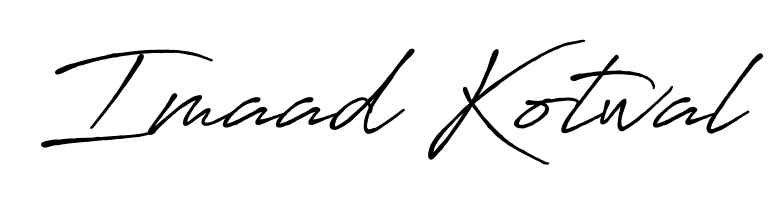 Imaad Kotwal stylish signature style. Best Handwritten Sign (Antro_Vectra_Bolder) for my name. Handwritten Signature Collection Ideas for my name Imaad Kotwal. Imaad Kotwal signature style 7 images and pictures png