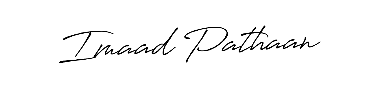 Also You can easily find your signature by using the search form. We will create Imaad Pathaan name handwritten signature images for you free of cost using Antro_Vectra_Bolder sign style. Imaad Pathaan signature style 7 images and pictures png