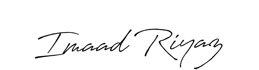 This is the best signature style for the Imaad Riyaz name. Also you like these signature font (Antro_Vectra_Bolder). Mix name signature. Imaad Riyaz signature style 7 images and pictures png