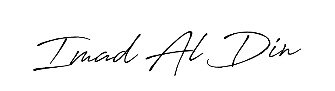 This is the best signature style for the Imad Al Din name. Also you like these signature font (Antro_Vectra_Bolder). Mix name signature. Imad Al Din signature style 7 images and pictures png