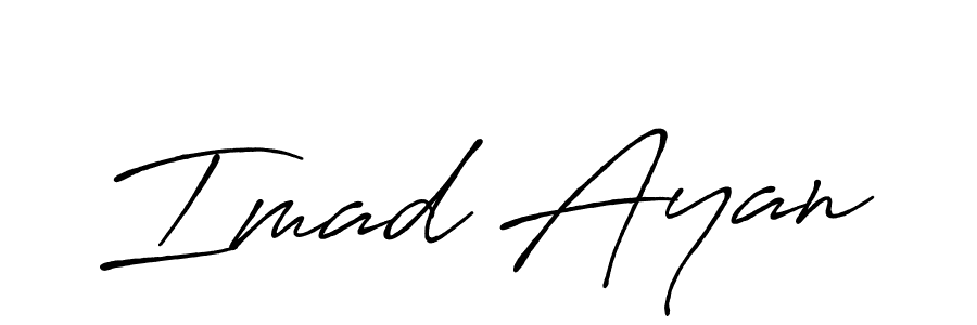 Here are the top 10 professional signature styles for the name Imad Ayan. These are the best autograph styles you can use for your name. Imad Ayan signature style 7 images and pictures png