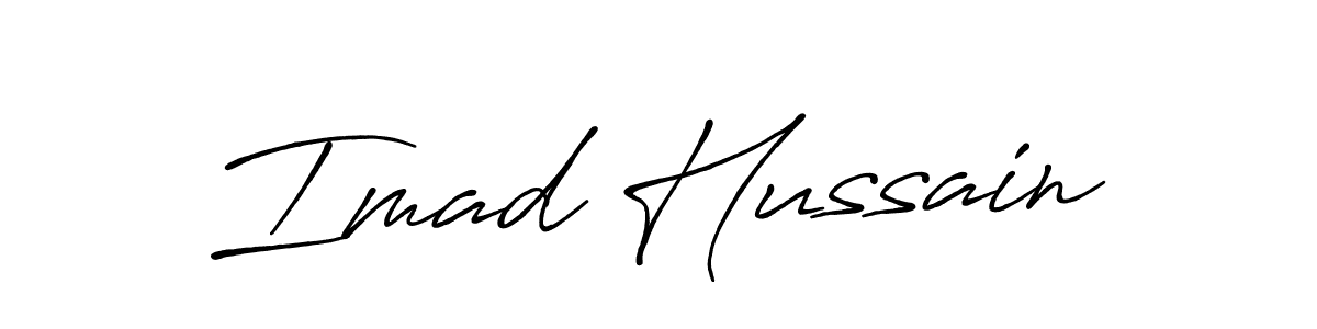 You can use this online signature creator to create a handwritten signature for the name Imad Hussain. This is the best online autograph maker. Imad Hussain signature style 7 images and pictures png