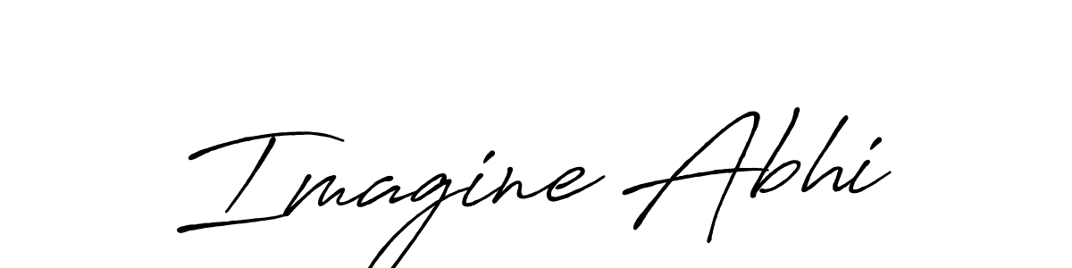 Make a beautiful signature design for name Imagine Abhi. With this signature (Antro_Vectra_Bolder) style, you can create a handwritten signature for free. Imagine Abhi signature style 7 images and pictures png