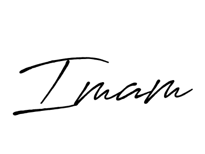 Design your own signature with our free online signature maker. With this signature software, you can create a handwritten (Antro_Vectra_Bolder) signature for name Imam. Imam signature style 7 images and pictures png