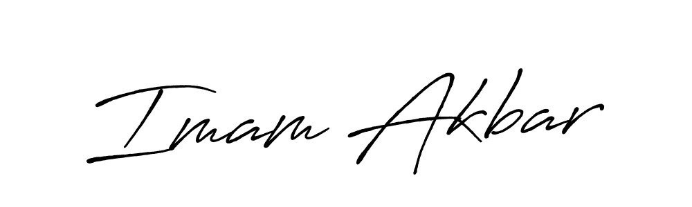 Similarly Antro_Vectra_Bolder is the best handwritten signature design. Signature creator online .You can use it as an online autograph creator for name Imam Akbar. Imam Akbar signature style 7 images and pictures png