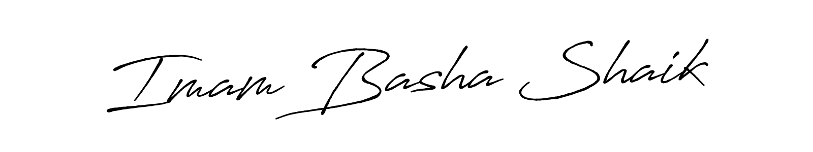 Also we have Imam Basha Shaik name is the best signature style. Create professional handwritten signature collection using Antro_Vectra_Bolder autograph style. Imam Basha Shaik signature style 7 images and pictures png
