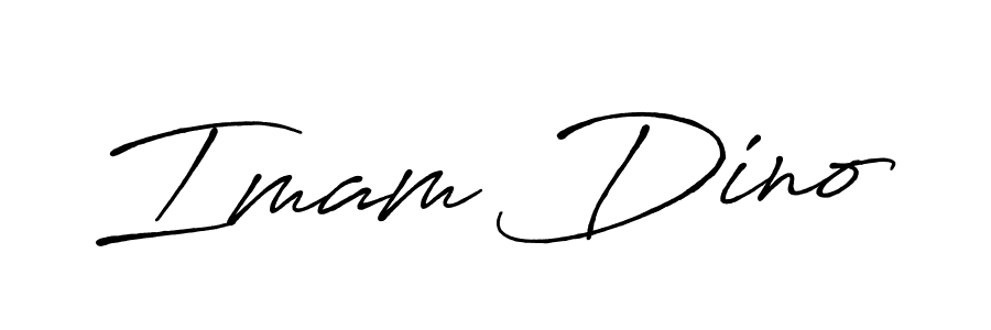 The best way (Antro_Vectra_Bolder) to make a short signature is to pick only two or three words in your name. The name Imam Dino include a total of six letters. For converting this name. Imam Dino signature style 7 images and pictures png