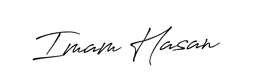 Make a beautiful signature design for name Imam Hasan. Use this online signature maker to create a handwritten signature for free. Imam Hasan signature style 7 images and pictures png