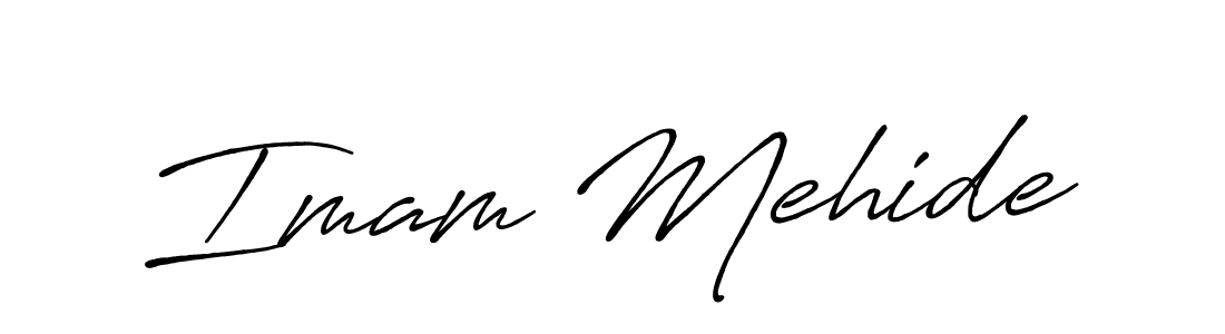 You can use this online signature creator to create a handwritten signature for the name Imam Mehide. This is the best online autograph maker. Imam Mehide signature style 7 images and pictures png