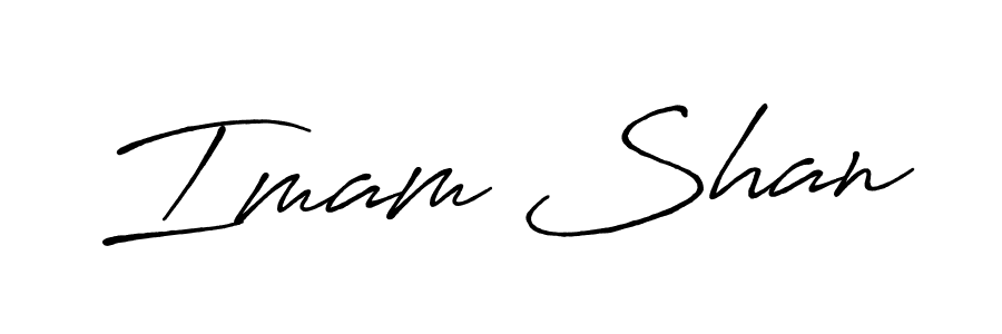 Also You can easily find your signature by using the search form. We will create Imam Shan name handwritten signature images for you free of cost using Antro_Vectra_Bolder sign style. Imam Shan signature style 7 images and pictures png