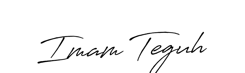 Also we have Imam Teguh name is the best signature style. Create professional handwritten signature collection using Antro_Vectra_Bolder autograph style. Imam Teguh signature style 7 images and pictures png