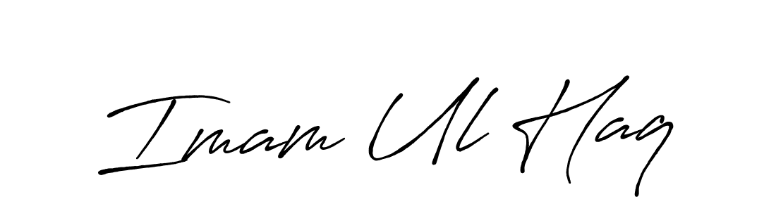 Design your own signature with our free online signature maker. With this signature software, you can create a handwritten (Antro_Vectra_Bolder) signature for name Imam Ul Haq. Imam Ul Haq signature style 7 images and pictures png