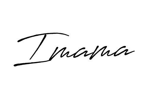Design your own signature with our free online signature maker. With this signature software, you can create a handwritten (Antro_Vectra_Bolder) signature for name Imama. Imama signature style 7 images and pictures png
