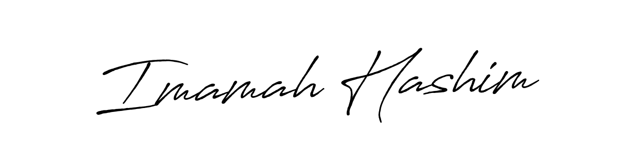 Make a beautiful signature design for name Imamah Hashim. Use this online signature maker to create a handwritten signature for free. Imamah Hashim signature style 7 images and pictures png