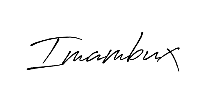 It looks lik you need a new signature style for name Imambux. Design unique handwritten (Antro_Vectra_Bolder) signature with our free signature maker in just a few clicks. Imambux signature style 7 images and pictures png