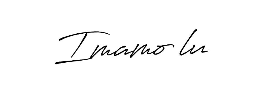 if you are searching for the best signature style for your name Imamoğlu. so please give up your signature search. here we have designed multiple signature styles  using Antro_Vectra_Bolder. Imamoğlu signature style 7 images and pictures png