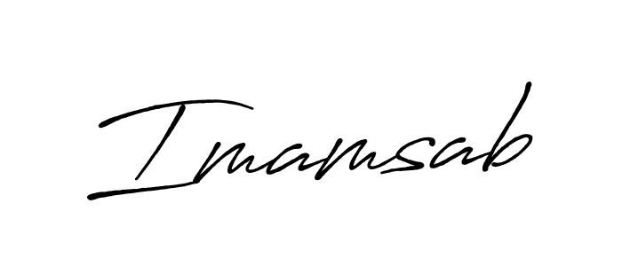 The best way (Antro_Vectra_Bolder) to make a short signature is to pick only two or three words in your name. The name Imamsab include a total of six letters. For converting this name. Imamsab signature style 7 images and pictures png