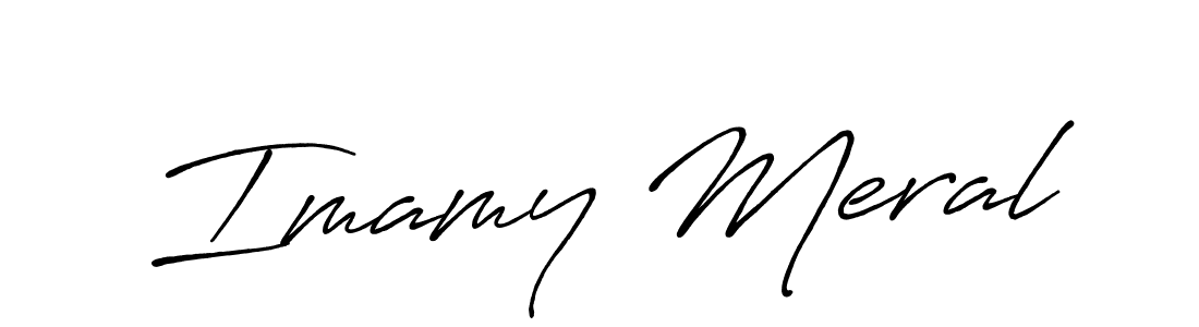 This is the best signature style for the Imamy Meral name. Also you like these signature font (Antro_Vectra_Bolder). Mix name signature. Imamy Meral signature style 7 images and pictures png