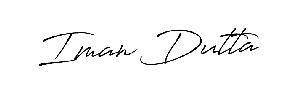 This is the best signature style for the Iman Dutta name. Also you like these signature font (Antro_Vectra_Bolder). Mix name signature. Iman Dutta signature style 7 images and pictures png