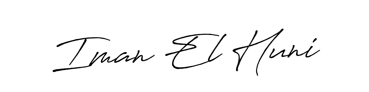 You should practise on your own different ways (Antro_Vectra_Bolder) to write your name (Iman El Huni) in signature. don't let someone else do it for you. Iman El Huni signature style 7 images and pictures png
