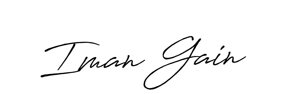 You can use this online signature creator to create a handwritten signature for the name Iman Gain. This is the best online autograph maker. Iman Gain signature style 7 images and pictures png