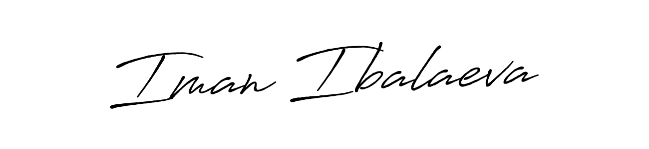 The best way (Antro_Vectra_Bolder) to make a short signature is to pick only two or three words in your name. The name Iman Ibalaeva include a total of six letters. For converting this name. Iman Ibalaeva signature style 7 images and pictures png