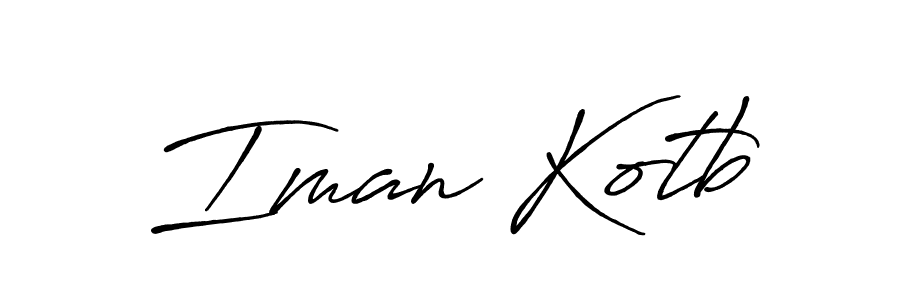 You can use this online signature creator to create a handwritten signature for the name Iman Kotb. This is the best online autograph maker. Iman Kotb signature style 7 images and pictures png