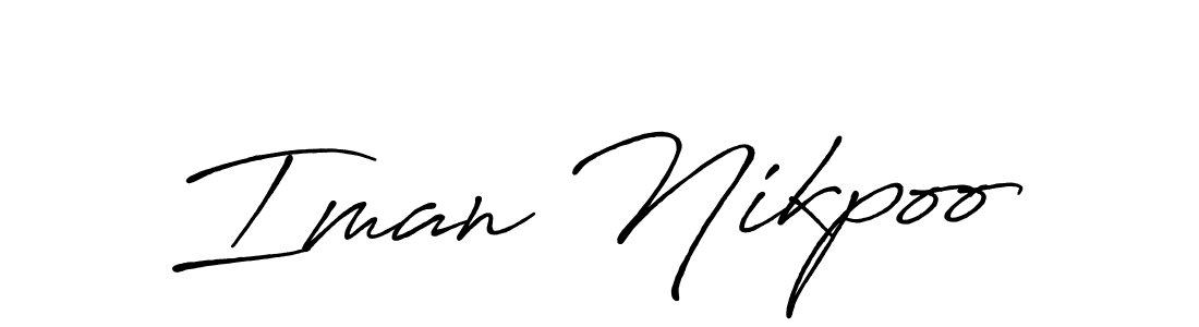 Here are the top 10 professional signature styles for the name Iman Nikpoo. These are the best autograph styles you can use for your name. Iman Nikpoo signature style 7 images and pictures png