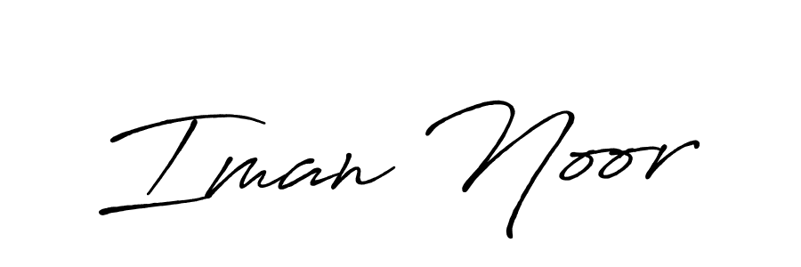 The best way (Antro_Vectra_Bolder) to make a short signature is to pick only two or three words in your name. The name Iman Noor include a total of six letters. For converting this name. Iman Noor signature style 7 images and pictures png