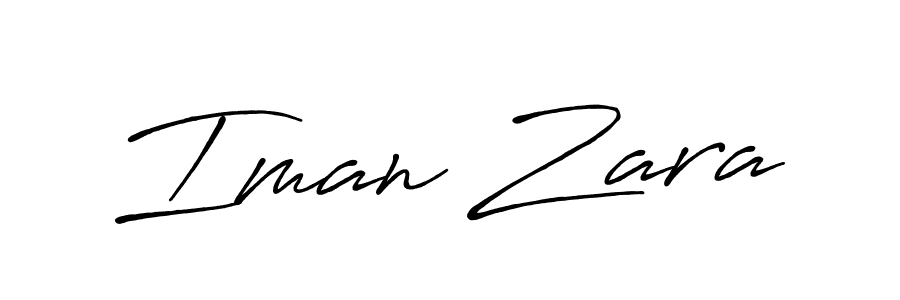 Also we have Iman Zara name is the best signature style. Create professional handwritten signature collection using Antro_Vectra_Bolder autograph style. Iman Zara signature style 7 images and pictures png